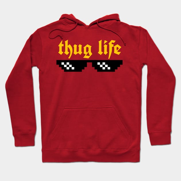 thug life Hoodie by artby-shikha